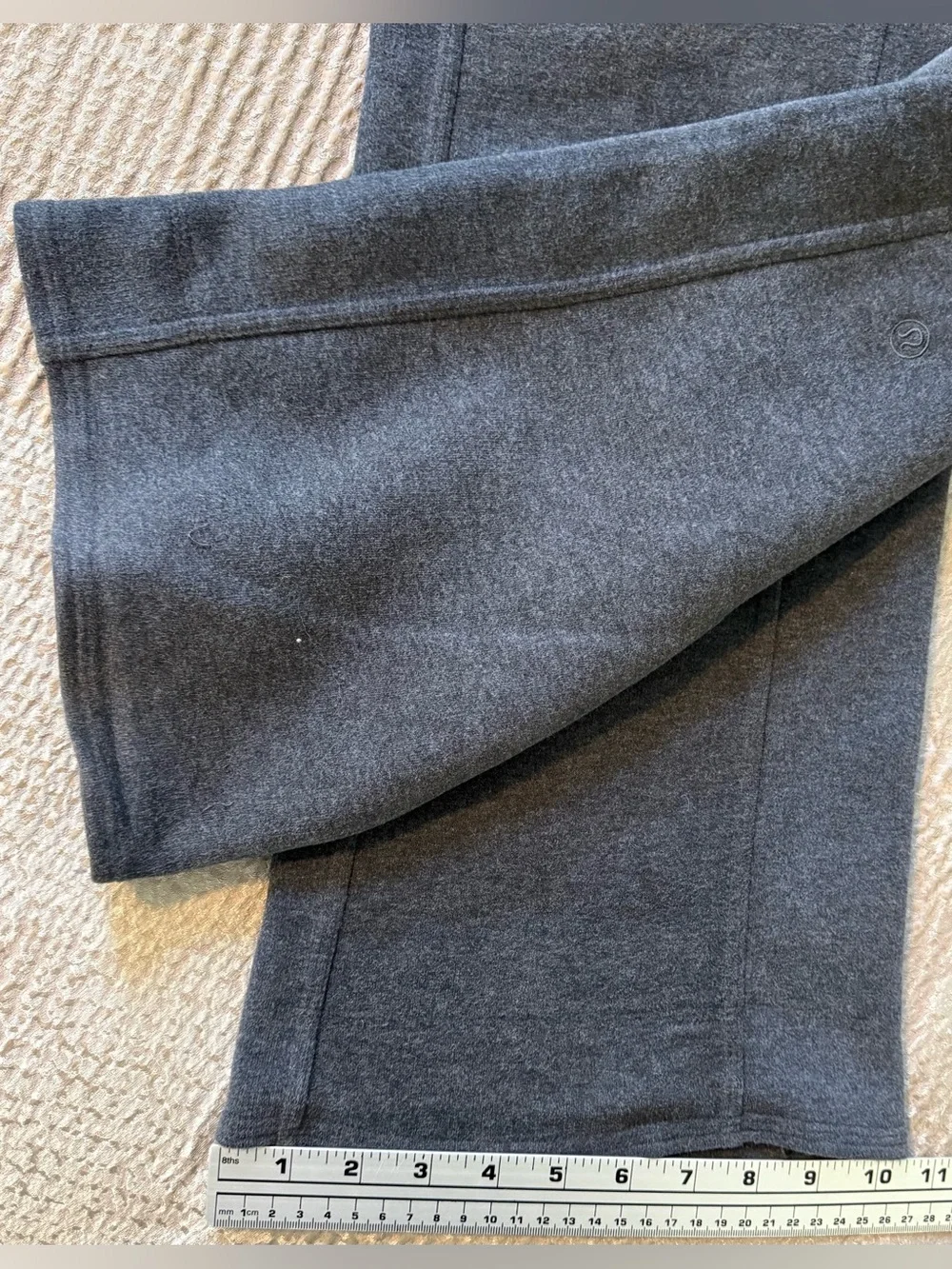 Lululemon Mens Heavyweight Fleece Sweatpants Heathered Charcoal L Tall 37”Inseam